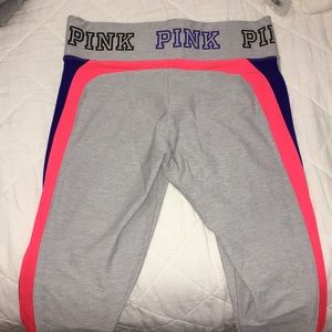 LIKE NEW VS PINK crop leggings